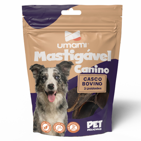 Embalagem Umami Casco Bovino Natural 3 unidades