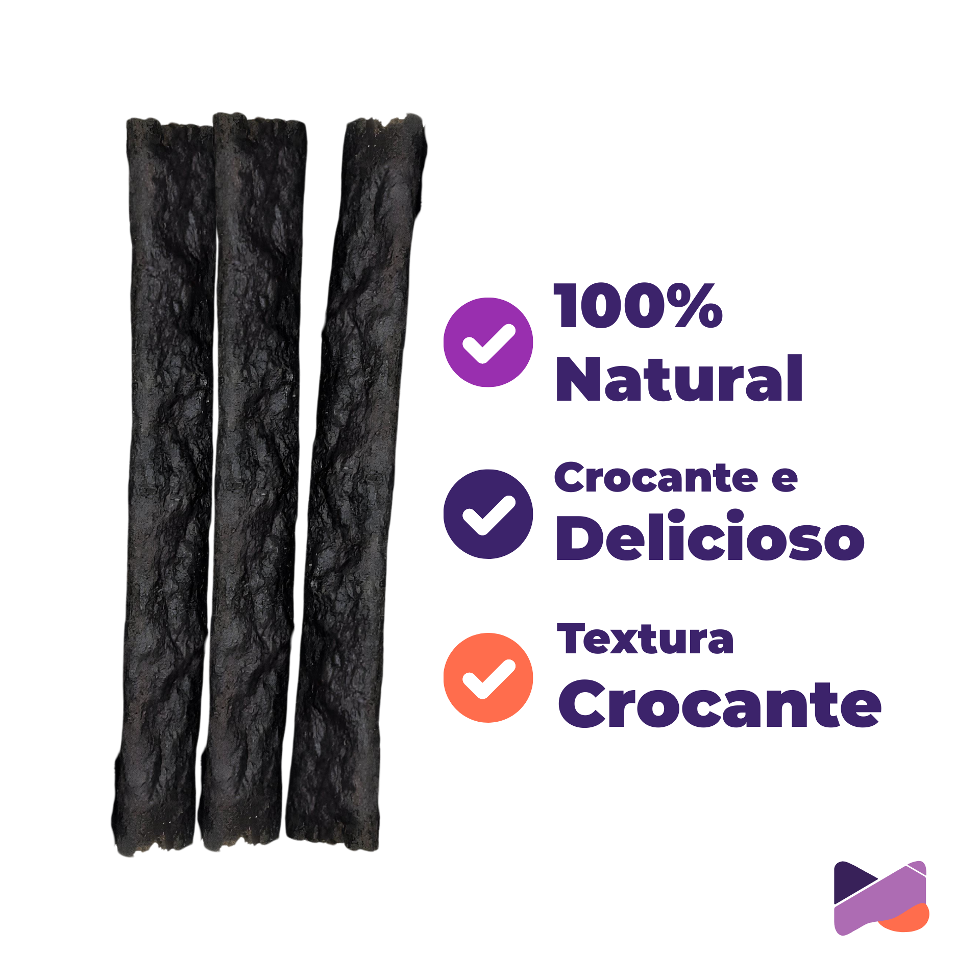 Umami | Protein Crunch | 100% Natural | Textura Crocante | Ideal para Treinamento | Contém 5 unidades