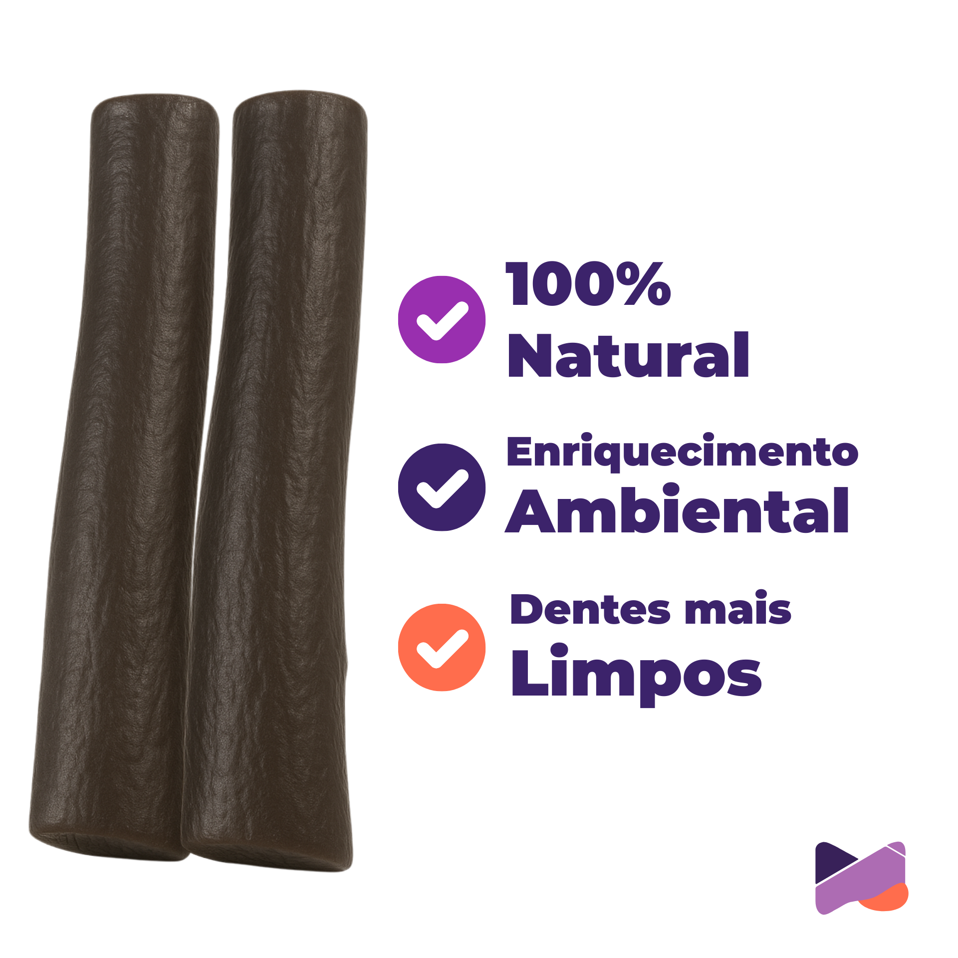 Umami | Kit x2 Condro Bites | Sabor Irresistível | Ideal para Treinamento | 100% Natural | Contém 4 unidades