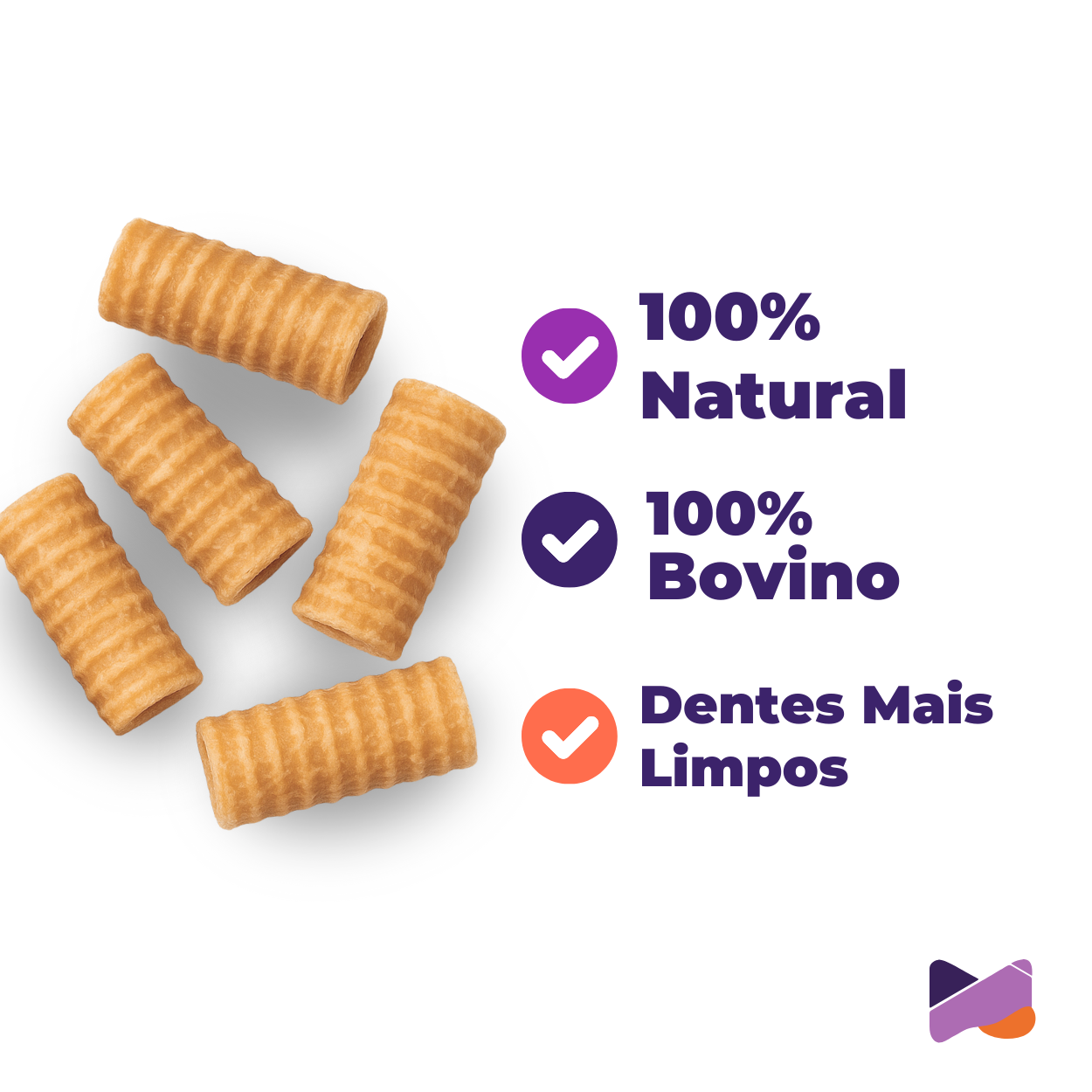 Umami | Power Tube | 100% Traqueia Bovina | Crocante e Saboroso | Livre de Formol e Soda Cáustica | Contém 250g