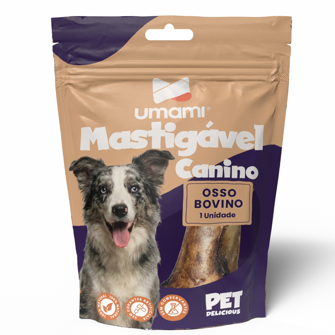 Embalagem Umami Osso Bovino Natural com Tutano
